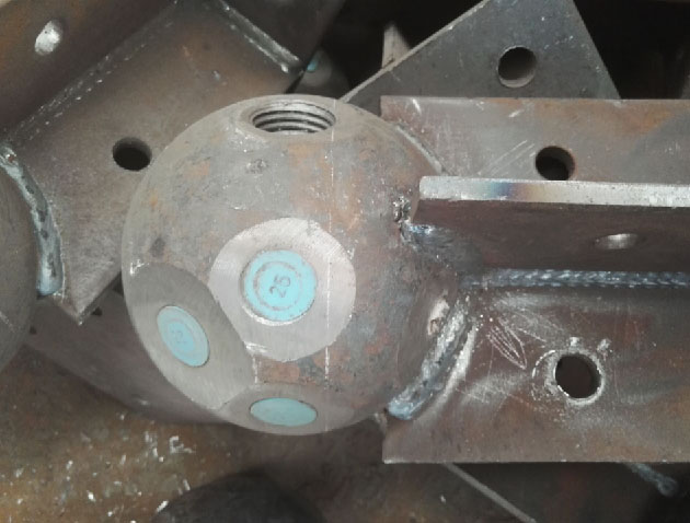 牡丹江螺栓球球塞，网架配件