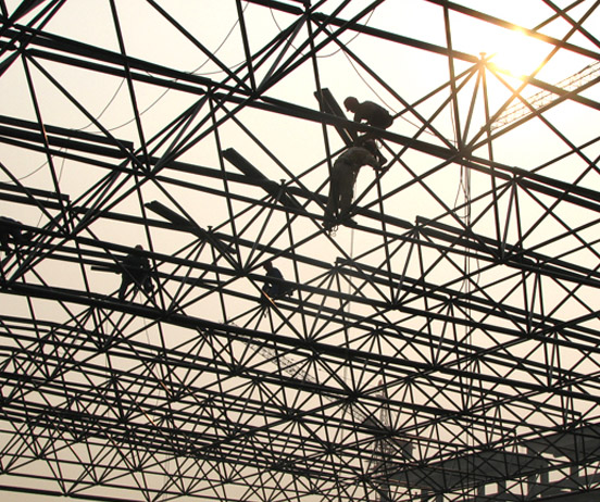 牡丹江厂房网架安装