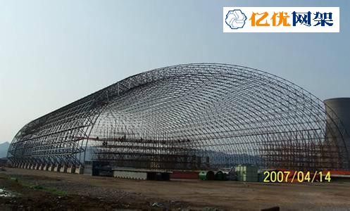 牡丹江料棚网架