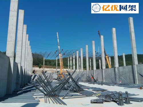 牡丹江料棚网架设计
